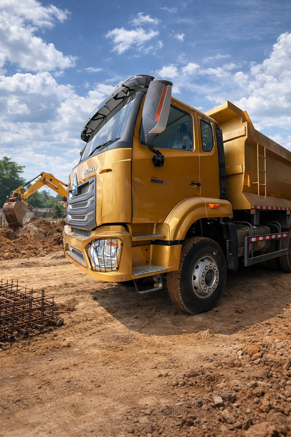 Dumper truck haulage project